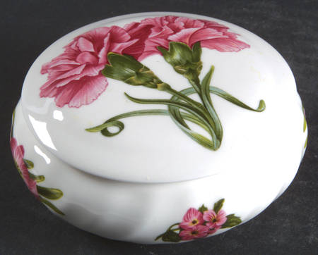 Chelsea Flowers 3" Round Box & Lid