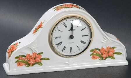 Chelsea Flowers Mantel Clock