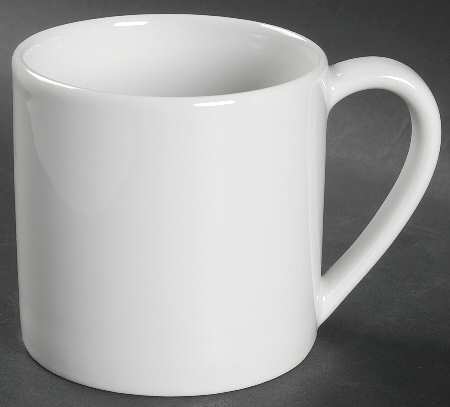 Classic Whiteware Mug by Apilco