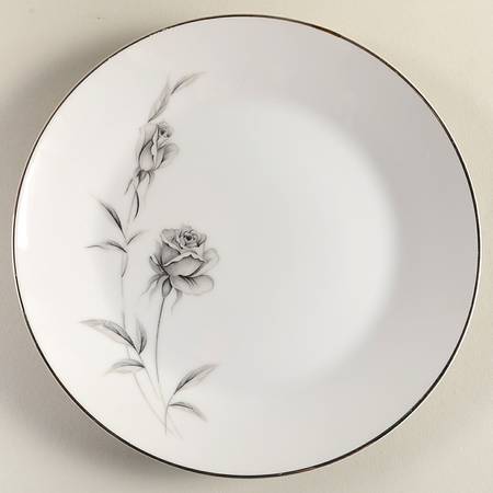 Jet Rose Salad Plate