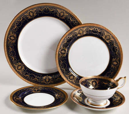 Marlborough Cobalt 5 Piece Place Setting