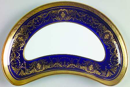 Marlborough Cobalt Crescent Salad Plate