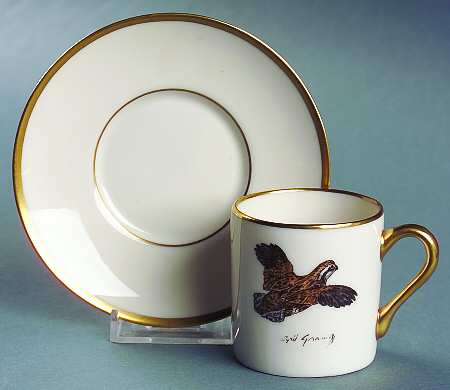 ABM4 Flat Demitasse Cup & Saucer Set