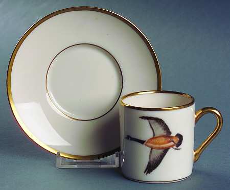 ABM4 Flat Demitasse Cup & Saucer Set
