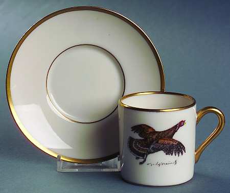 ABM4 Flat Demitasse Cup & Saucer Set