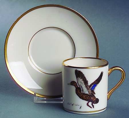 ABM4 Flat Demitasse Cup & Saucer Set