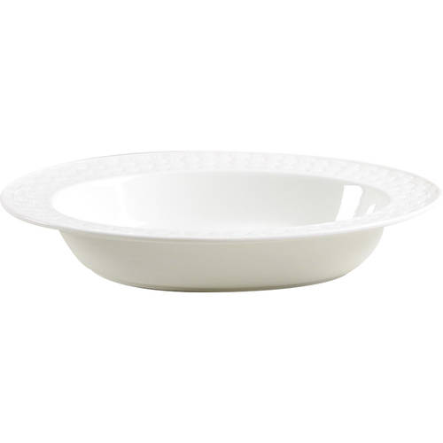 Belleek Basketweave 11" Oval Vegetable Bowl