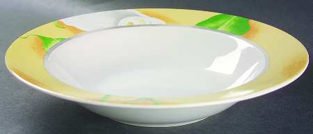 Calla Large Rim Soup Bowl by 222 Fifth (PTS)