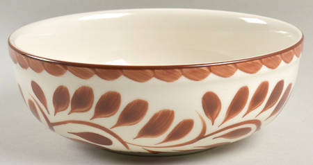 Puebla Brown 7" Round Vegetable Bowl