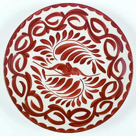 Puebla Brown Coupe Dinner Plate