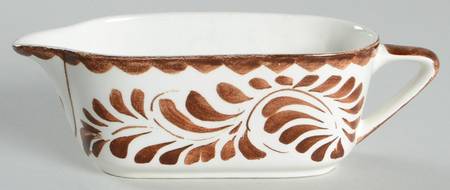 Puebla Brown Gravy Boat