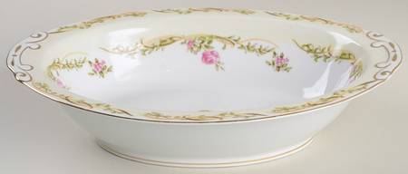 ALA19 10" Oval Vegetable Bowl