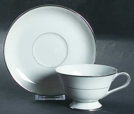 Eternally Yours Footed Cup & Saucer Set