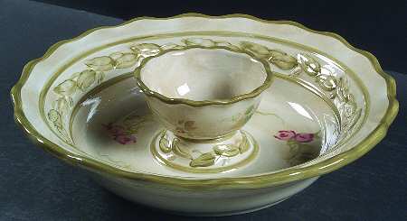 Cheri's Roses (2 Piece) Chip & Dip Set