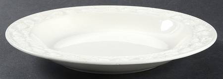 Della Robia Off White (Micratex) Rim Soup Bowl by Adams China