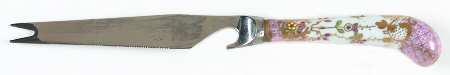 Floraine (Pink) Bar Knife with Stainless Blade
