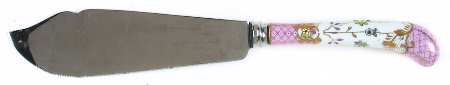 Floraine (Pink) Fish Serving Knife with Stainless Blade