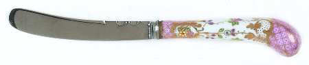 Floraine (Pink) Hollow Handle Master Butter Knife