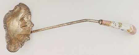 Floraine (Pink) Soup Ladle with Stainless Bowl