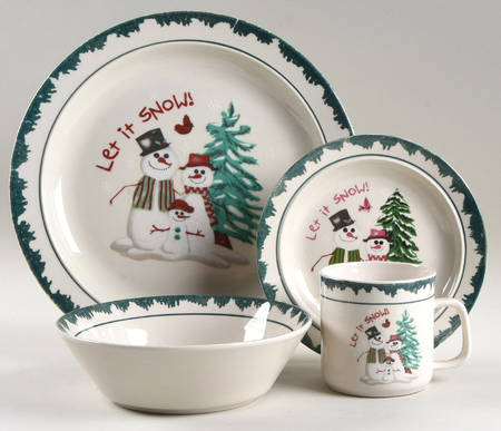Let It Snow! 4 Piece Place Setting
