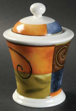 Silk Road Sugar Bowl & Lid