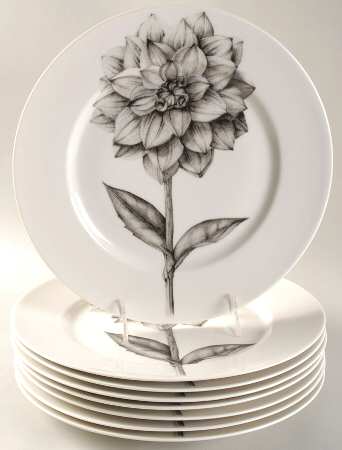 Botanica Dinner Plate - Set of 8 Motif 1