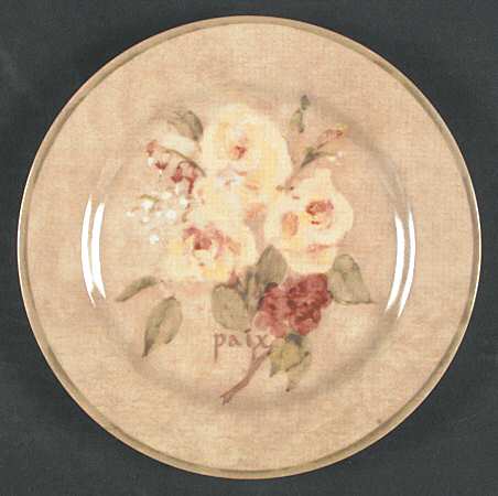 Rose Bouquets Salad Plate