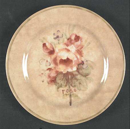 Rose Bouquets Salad Plate