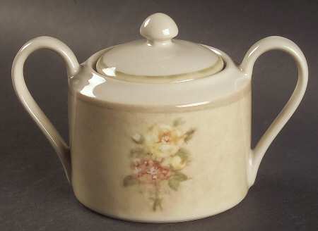 Rose Bouquets Sugar Bowl & Lid