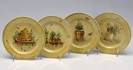 Cheri's Garden Salad Plate - Set of 4