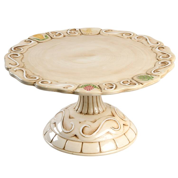 San Marco Footed Cake Plate