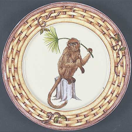 Monkey Accent Dinner Plate