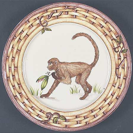 Monkey Accent Dinner Plate