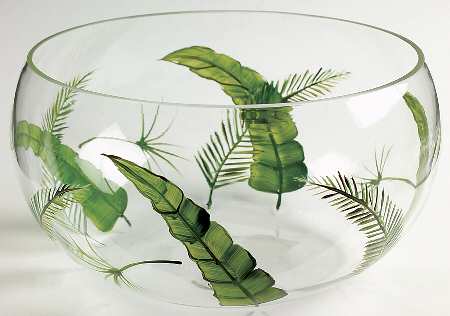 Monkey 8" Glassware Salad Bowl