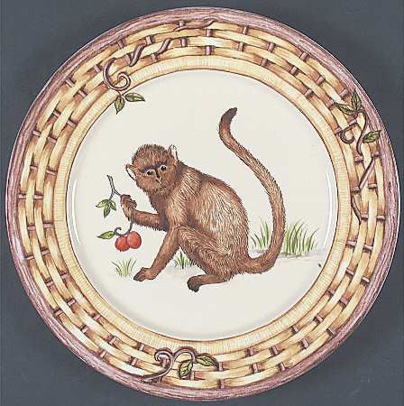 Monkey Accent Dinner Plate