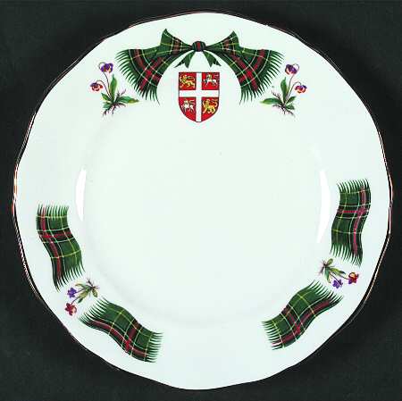 Newfoundland Tartan Bread & Butter Plate by Adderley