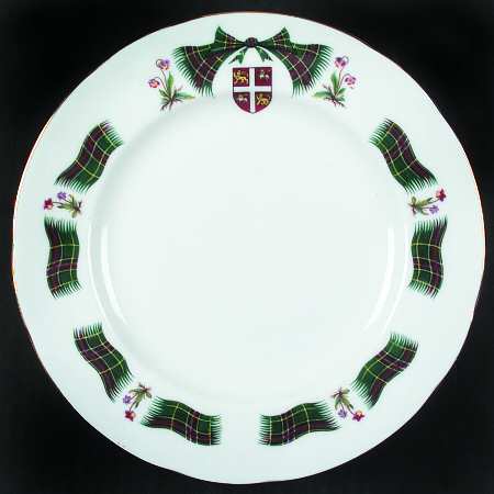 Newfoundland Tartan Salad Plate by Adderley
