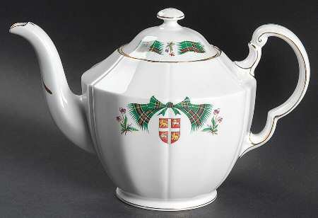 Newfoundland Tartan Teapot & Lid by Adderley