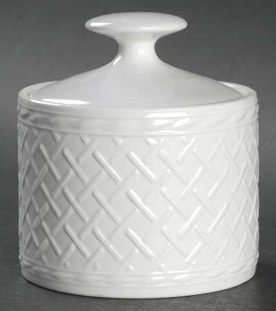 Rattan Sugar Bowl & Lid