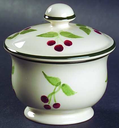 Berries Sugar Bowl & Lid