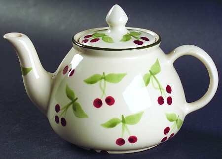Berries Individual Teapot & Lid