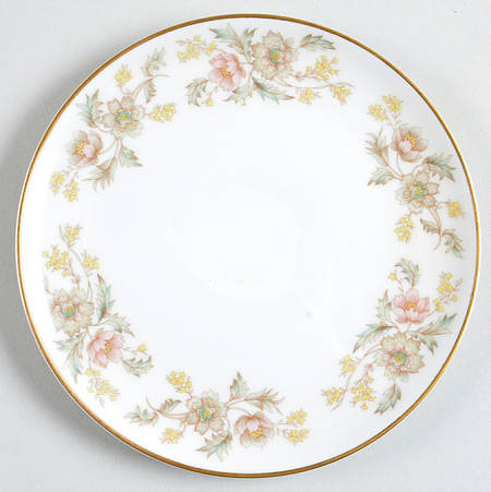 Golden Elegance Bread & Butter Plate