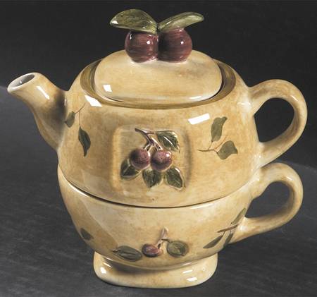 Cortland Individual Teapot & Lid with Cup