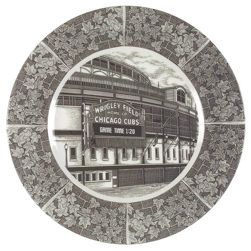Slice of Life Wrigley Field Dinner Plate