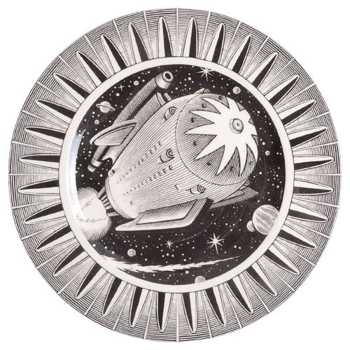 Slice of Life Space Ship Dinner Plate