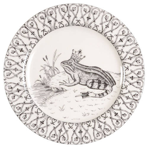 Slice of Life Frog Prince Salad Plate