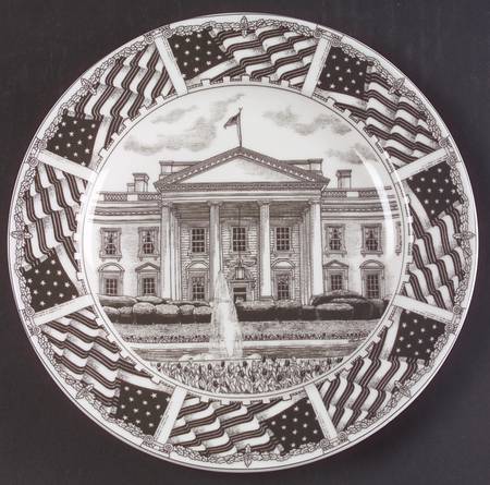 Slice of Life White House Salad Plate