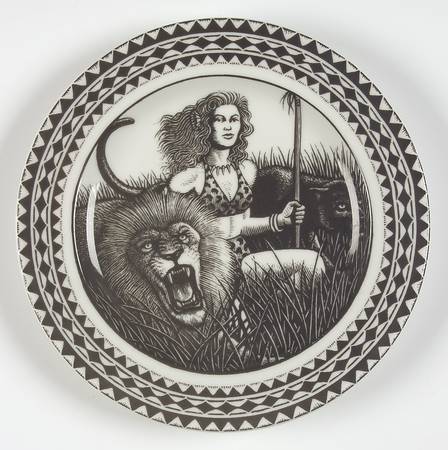 Slice of Life Jungle Queen Salad Plate