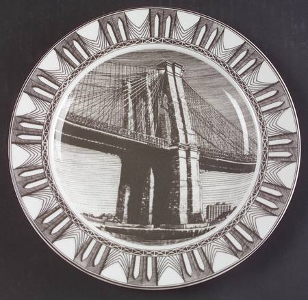 Slice of Life Brooklyn Bridge Salad Plate