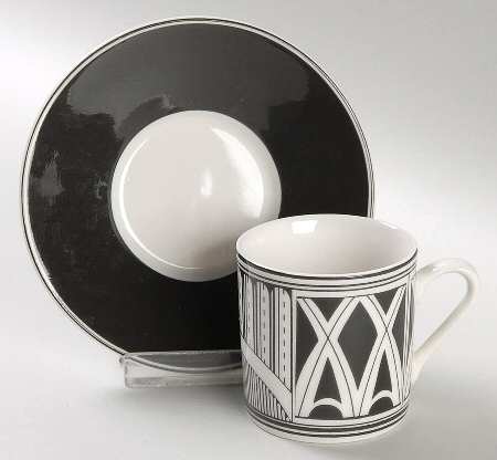 Slice of Life Flat Demitasse Cup & Saucer Set